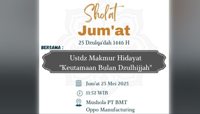 Khutbah Jum’at – Keutamaan Bulan Dzulhijjah